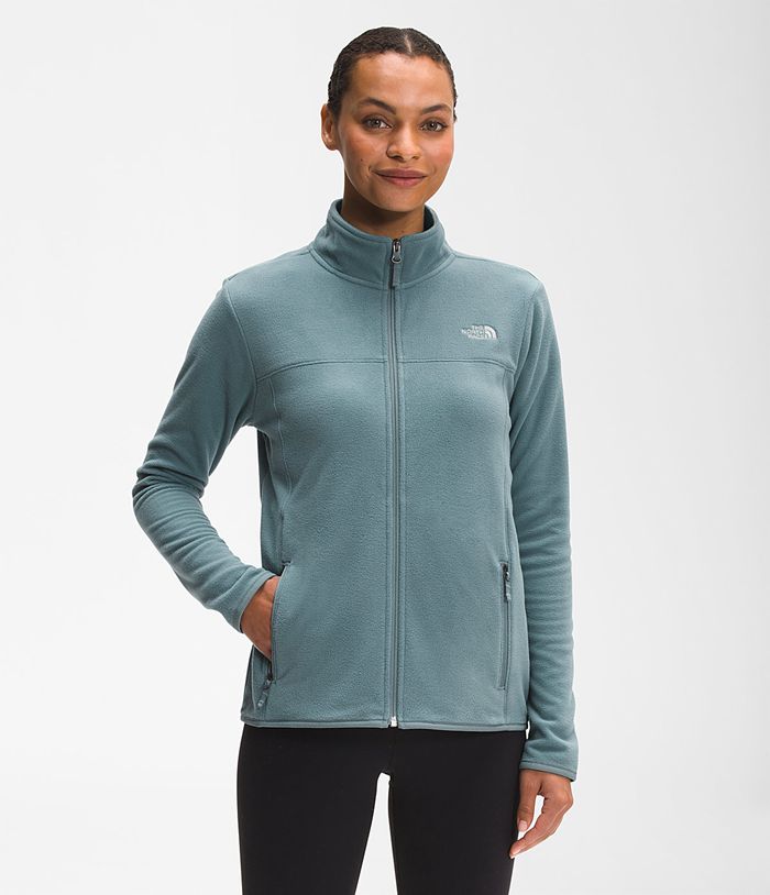 Chaqueta Softshell The North Face Mujer Azules Tka Glacier Full Zip 97821POLZ